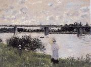 By the Bridge at Argenteuil Claude Monet